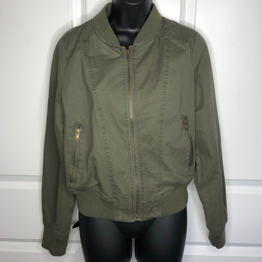 Green Bomber Jacket